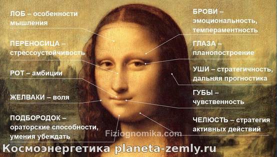 Физиогномика Физиогномика, Определить характер