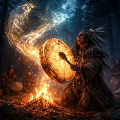 Проводник — бубен Песнь силы для работы с бубном