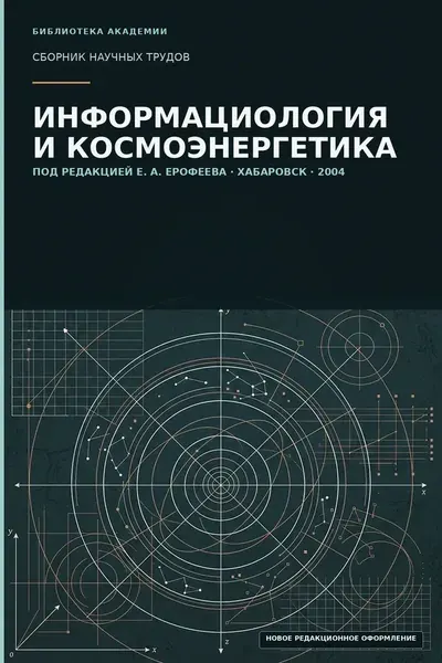 Обложка: Информациология и космоэнергетика